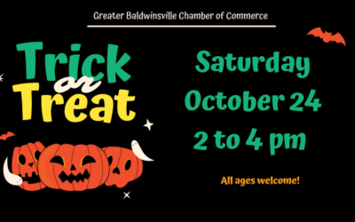 Greater Baldwinsville Chamber of Commerce Trick or Treat  October 24, 2026